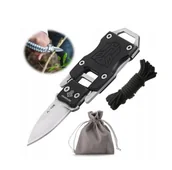 Noże - Składany Scyzoryk Ratowniczy Survival Narzędzie - miniaturka - grafika 1