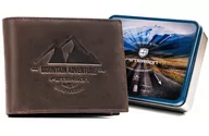 Portfele - Peterson - duży portfel męski poziomy ze skóry naturalnej z ochroną kart RFID - miniaturka - grafika 1