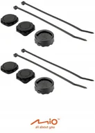 Akcesoria rowerowe - MIO Podwójny uchwyt montażowy Cyclo Series czarny - miniaturka - grafika 1