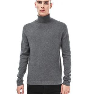 Sweter męski Tom Tailor Cosy Cashmere golf z dzianiny-XL - Swetry męskie - miniaturka - grafika 1