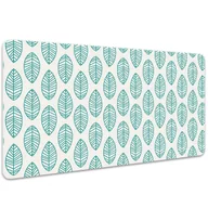 Podkładki na biurko - Ochronna podkładka na biurko Liście wzór 100x50 cm, Dywanomat - miniaturka - grafika 1