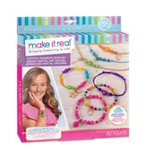 Zabawki kreatywne - Pierot Make it real. Zestaw do tworzenia bransoletek. Tęczowe kryształy - miniaturka - grafika 1
