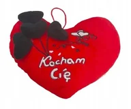 Maskotki i pluszaki - PLUSZOWE SERCE NAPIS KOCHAM CIĘ PREZENT DLA UKOCHANEJ/UKOCHANEGO WALENTYNKI - miniaturka - grafika 1