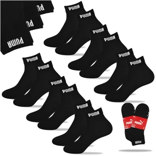 Puma Skarpety Męskie Zakostki Logo Bawełna 6 par Quarter C3 Rozmiar 43/46 - Skarpetki męskie - miniaturka - grafika 1