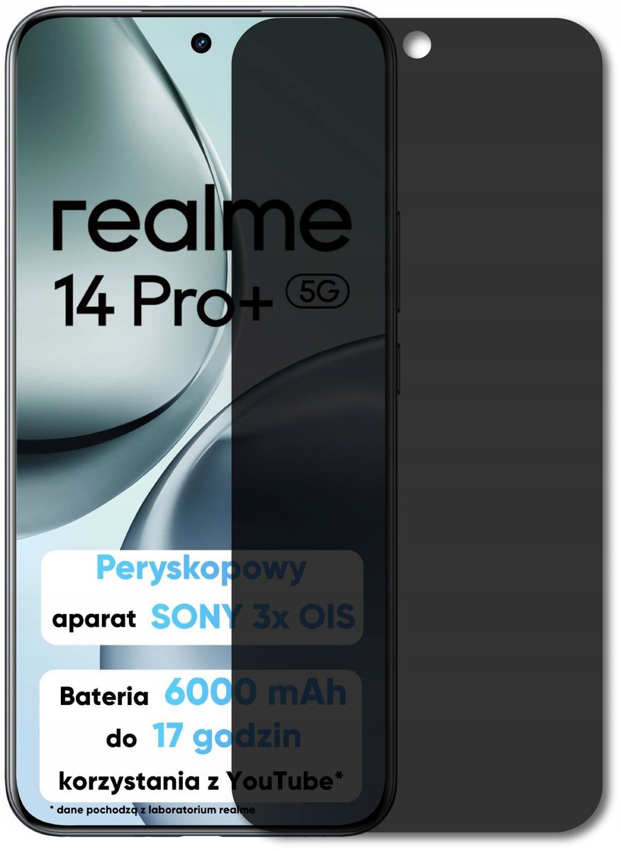 Folia prywatyzująca ochronna do Realme 14 Pro+