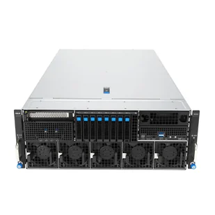 Platforma Asus Rack (1U) RS501A-E12-RS4 AMD Epyc 9005/9004 (4x NVMe/SATA HS, 2xM.2, 2x1Gbe, IPMI, 1+1 1600W ) 90SF03Y1-M000N0 - Serwery - miniaturka - grafika 1