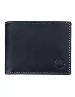 Portfele - Timberland Męski skórzany portfel z dołączoną kieszonką na akcesoria podróżne — podwójnie składany, Granatowy (Cloudy), rozmiar uniwersalny - miniaturka - grafika 1
