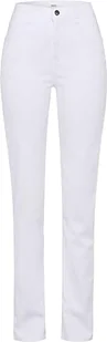 BRAX Damskie spodnie w stylu Mary Wertiger bawełna stretch, biały, 38W / 30L - Spodnie damskie - miniaturka - grafika 1