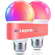 Systemy inteligentnych domów - Lepro B1 AI Smart Bulb E27 2szt - miniaturka - grafika 1
