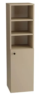 Wiszący słupek łazienkowy cappuccino - Tavesi 6X - Szafki łazienkowe - miniaturka - grafika 1