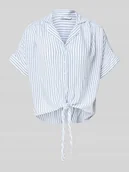 Koszule damskie - Bluzka koszulowa o kroju regular fit z czystej wiskozy model ‘PAULA LIFE’ - miniaturka - grafika 1