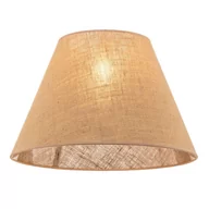 Oprawy, klosze i abażury - Klosz Anna, do żyrandoli, jasnobrązowy - miniaturka - grafika 1