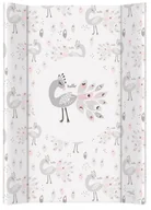 Przewijaki - Ceba Baby mata do przewijania podwójna z usztywnieniem 50x70) Comfort Lolly Polly Peacock - miniaturka - grafika 1