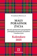 Kalendarze - Kalendarz biurkowy 2025 dzienny Media Rodzina Mały Poradnik Życia czerwony - miniaturka - grafika 1