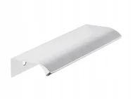 Meble modułowe i akcesoria - UCHWYT KRAWĘDZIOWY JAWA SREBRNY SZCZOTKOWANY 130mm - miniaturka - grafika 1
