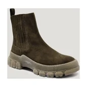 Sztyblety damskie - Weekend MaxMara Skórzane sztyblety GENEPI - miniaturka - grafika 1