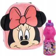 Plecaki szkolne i tornistry - BIDON 400 + MYSZKA MINNIE MAŁY PLUSZOWY PLECAK z uszami do przedszkola 22cm - miniaturka - grafika 1