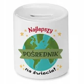 Skarbonki - Dla Pośrednika Skarbonka na Urodziny na Prezent` z Nadrukiem ze Zdjęciem + Opakowanie na prezent (wzór 01) - miniaturka - grafika 1