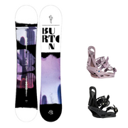 Deski snowboardowe - Snowboard Burton Stylus 147 cm + wiązania - miniaturka - grafika 1