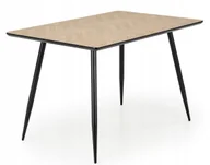 Stoły - Stół kuchenny dębowy naturalny Berto 120 cm do jadalni salonu - miniaturka - grafika 1