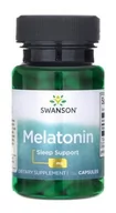 Suplementy naturalne - SWANSON Melatonina 500mcg 60kaps - suplement diety - miniaturka - grafika 1