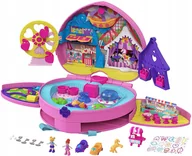 Plecaki - Polly Pocket Plecak Zestaw Plac Rozrywki Rozkładany 2 Lalki Akcesoria - miniaturka - grafika 1