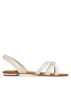 Sandały damskie - Aldo Sandały Marassita 13917627 Biały - miniaturka - grafika 1