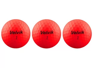 Piłki golfowe VOLVIK VIMAT Soft (red mat) 3 szt - Golf - miniaturka - grafika 3