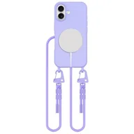 Etui i futerały do telefonów - Etui TECH-PROTECT MagNecklace MagSafe do Apple iPhone 16 Fioletowy - miniaturka - grafika 1
