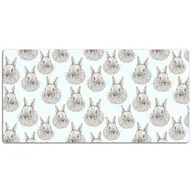 Podkładki na biurko - Podkładka na biurko Króliki szkicowany 120x60 cm, Dywanomat - miniaturka - grafika 1