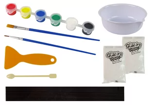 Zestaw DIY Odlewy Gipsowe Malowanie Farby Pojazdy Budowlane - Zabawki kreatywne - miniaturka - grafika 2