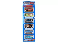 Samochody i pojazdy dla dzieci - Metalowe Pojazdy, Auta, Resoraki 6 Sztuk Zestaw 1:64 Pojazd SWAT, Poduszkowiec, Jeep Turystyczny - miniaturka - grafika 1