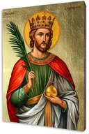 Ikony i obrazy sakralne - Ikona Świętego Zygmunta - miniaturka - grafika 1