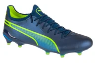 Piłka nożna - Puma King Ultimate FG/AG 107563-04, Męskie, buty piłkarskie - korki, Granatowy - miniaturka - grafika 1