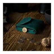 Portfele - Portfel damski skórzany vintage zielony RFID Paolo Peruzzi T-12-GR - miniaturka - grafika 1