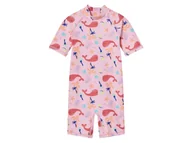 Stroje kąpielowe dla dziewczynek - lupilu® Strój kąpielowy dla dzieci z ochroną UV (Różowy, 110/116) - miniaturka - grafika 1