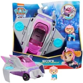 Samochody i pojazdy dla dzieci - Psi Patrol Aqua Pups Zestaw Pojazd Płaszczka Figurka Skye Spin Master - miniaturka - grafika 1