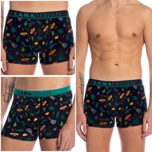 LAMA Bokserki Męskie Szorty Bawełniane 2-PAK - L - Majtki męskie - miniaturka - grafika 1