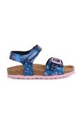 Buty dla dziewczynek - Geox sandały dziecięce kolor niebieski - miniaturka - grafika 1
