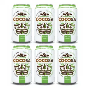 Cocosa Woda kokosowa gazowana Zestaw 6 x 330 ml - Soki i napoje niegazowane - miniaturka - grafika 1