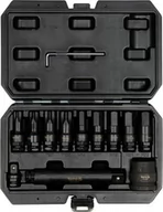 Zestawy narzędziowe - YATO KLUCZE TORX / HEX UDAROWE 12 elem. 10655 - miniaturka - grafika 1