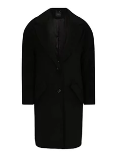 Guess Płaszcz damski Martine Coat, czarny, XS - Płaszcze damskie - miniaturka - grafika 1