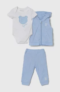 Dresy i komplety dla chłopców - Guess komplet niemowlęcy kolor niebieski - grafika 1