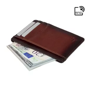 Etui na Karty Przypalana Skóra Visconti AT-67 RFID - Portfele - miniaturka - grafika 4