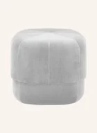 Taborety i hokery - Normann Copenhagen Pufa Circus Z Aksamitu beige - miniaturka - grafika 1