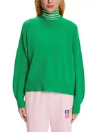 Swetry damskie - ESPRIT Sweter damski, 314/zielony 5, L - miniaturka - grafika 1