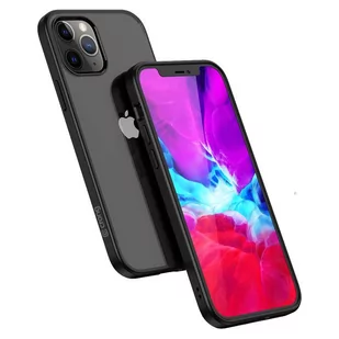 Crong Clear Cover - Etui iPhone 12 Pro Max (czarny) - Etui i futerały do telefonów - miniaturka - grafika 2