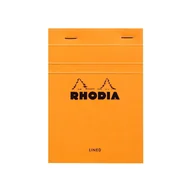 Notesy i bloczki - Blok Rhodia N°13 A6 10,5x14,8 cm, linie, pomarańczowy - miniaturka - grafika 1