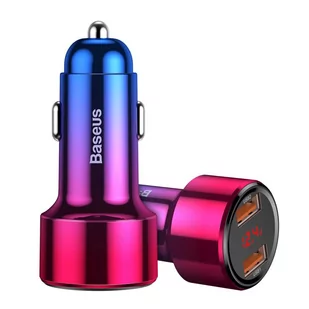 Baseus Magic Series Dual QC - ładowarka samochodowa Quick Charge 3.0 2x USB 45W 6A czerwony (CCMLC20A-09) - Ładowarki samochodowe - miniaturka - grafika 1