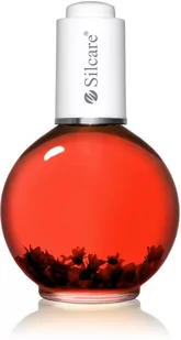 Silcare Oliwka do paznokci i skórek z kwiatkami Strawberry Crimson 75 ml - Olejki i oliwki do paznokci - miniaturka - grafika 1